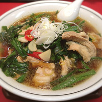 「辛味スタミナそば」@柴崎亭の写真