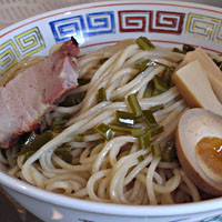「塩つけ麺大盛850円」@煮干鰮らーめん 圓 町田店の写真