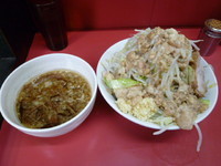 「揚げネギつけ麺（大）　野菜　ニンニク　油Ｗ　750円」@ラーメン二郎 大宮店の写真