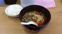 「担々麺＋半ライス(サービス)」@雅龍の写真
