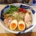 限定めん　小エビと地鶏の冷やし塩ラーメン　￥830