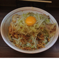 「汁なし豚ダブル」@ラーメン二郎 横浜関内店の写真