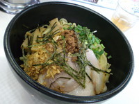 「醤油油そば」@MAZE.SOBA 千葉北店の写真