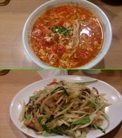 「トマトチーズタンタンメン中辛 ￥850」@杏華埜の写真