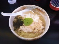 「限定　真鯛あら出汁冷やしらーめん(800円)」@潮中華 KAZEの写真