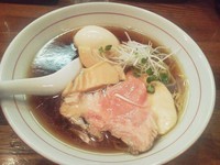 「らーめん+味玉」@らーめん かねかつの写真