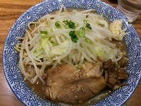 「らーめん　並　ニンニク　750円」@ラーメン燈郎の写真