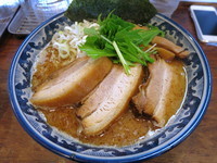 「中華そば　大+チャーシュー」@中華そば 旋の写真