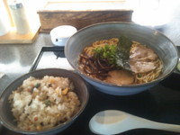 「支那そば（定食）」@麺天国 支那そば屋 まるげんの写真