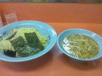 「ネギつけ麺（大盛り）」@ラーメンショップ 高鍋本店の写真