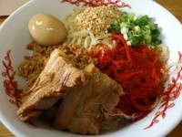 「特製汁なし担々麺（味玉）　￥950」@自家製麺 てんかの写真