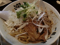 「油そば（800円）」@らーめん潤 蒲田店の写真