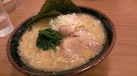 「味噌らーめん＋ライス」@横浜家系ラーメン たくみ家 牛久店の写真