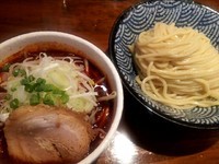 「麻辣辛つけそば」@麺 一直の写真