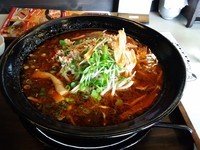 「須坂一辛麺・レベル3」@豚さん食堂 須坂店の写真