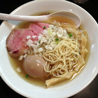 「味玉塩そば ＋和え玉」@麺処 晴の写真