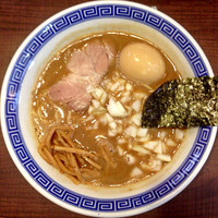 「煮干豚骨味玉ラーメン」@麺処 才谷屋の写真