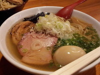 「煮干蕎麦（塩）+肉増し+味玉」@喜乃壺の写真