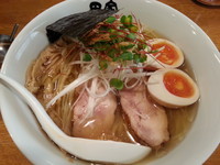 「【夏季限定】冷やしら～めん￥700＋味玉￥100」@中華そば田家 ふくふくの写真