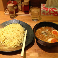 「みそつけ麺＋味玉」@つけ麺屋 利平の写真