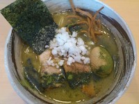 「お茶のらー麺￥720＋味玉（サービス）＝￥720」@麺味庵 和（NAGOMI）の写真