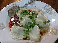 「李姐餃子\400」@晴々飯店の写真