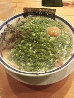 「味付玉子ねぎ叉焼麺(麺バリカタ)1080円」@博多長浜らーめん 田中商店の写真