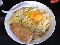 「まぜ郎グリーン 中盛(800円)」@潮中華 KAZEの写真