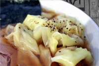 「わんたんめん700円＋味玉」@らーめん ひよりの写真