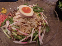 「冷やし中華」@らーめん 横濱鶏じゃんの写真