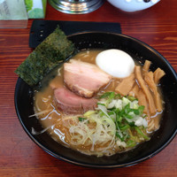 「煮干ラーメン750円、味玉100円」@良温(Ra-on)の写真