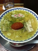 「赤湯からみそラーメン850円」@龍上海 新横浜ラーメン博物館店の写真