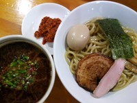 「【７月２０日限定】超激辛つけ麺８００円＋辛肉味噌ハーフ５０円」@麺屋 むじゃきの写真