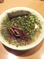 「ねぎちゃーしゅーめん(麺硬め)950円」@博多長浜らーめん いっきの写真