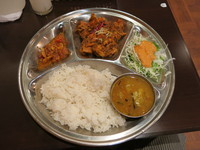 「ネパールランチ＋シークケバブ：1000円＋200円」@MANDAPの写真