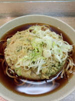 「天ぷらそば400円」@都そば 勝田台店の写真
