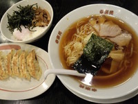 「中華そば+ｾｯﾄﾒﾆｭｰ」@幸楽苑 伊那店の写真