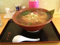 「淡麗中華そば　大盛り」@朝日屋の写真