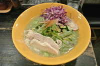 「（わぽ会）夏野菜と大麦のニボアオサ涼麺」@すごい煮干ラーメン凪 西新宿7丁目店の写真