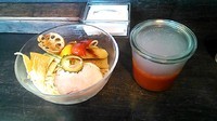 「ブラッディ・ビーチ + ビール割り」@麺や Bar 渦の写真