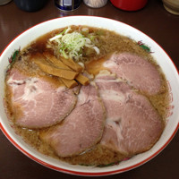 「背あぶら濃厚 ＋ 半チャーシュー」@なかた屋の写真