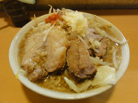 「ラーメン（300g・ニンニク）」@ラーメン荘 地球規模で考えろ 伏見本店の写真