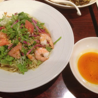 「サンチュとトマトの冷やし担々麺」@バーミヤン 西東京田無店の写真