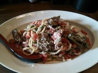 「【ゲリラ限定】冷やしトマトパスタ」@ラーメンアキラの写真