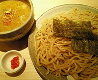 「渡り蟹のつけ麺　８００円」@麺屋 百式 権之助坂店の写真