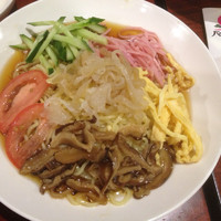 「七彩冷やし中華（定番醤油ダレ）」@バーミヤン 西東京田無店の写真