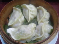 「牛肉、大根、セロリ入り蒸餃子(480円)」@台湾料理 興隆の写真