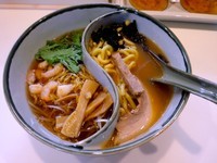 「二色らーめん750円」@森のやの写真