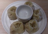 「水餃子（しそ風味）　２９０円」@麺屋 百式 権之助坂店の写真