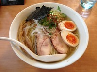 「冷やしらーめん　＋味玉」@中華そば田家 ふくふくの写真